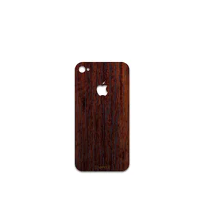 MAHOOT Red-Wood Cover Sticker for apple iPhone 4s