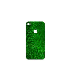 MAHOOT Green-Holographic Cover Sticker for apple iPhone 4s