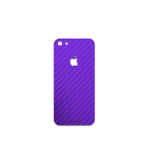 MAHOOT Purple-Fiber Cover Sticker for apple iPhone 5