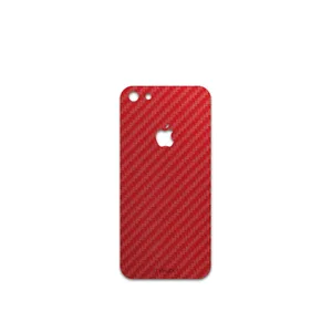 MAHOOT Red-Fiber Cover Sticker for apple iPhone 5