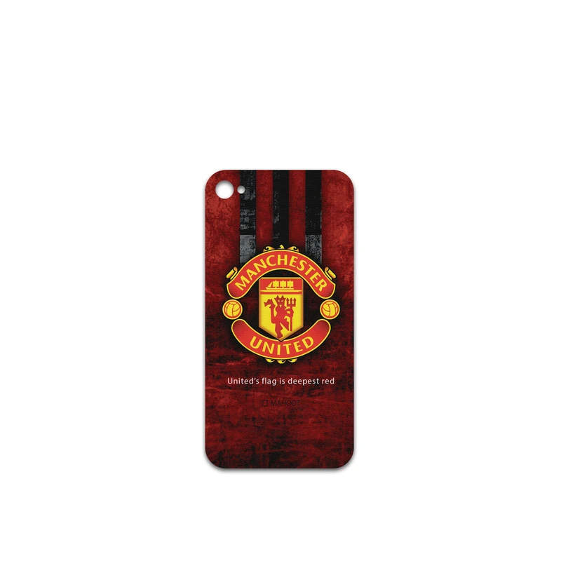 برچسب پوششی ماهوت مدل Manchester-United-FC مناسب برای گوشی موبایل اپل iPhone 4s