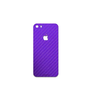 MAHOOT Purple-Fiber Cover Sticker for apple iPhone 5s