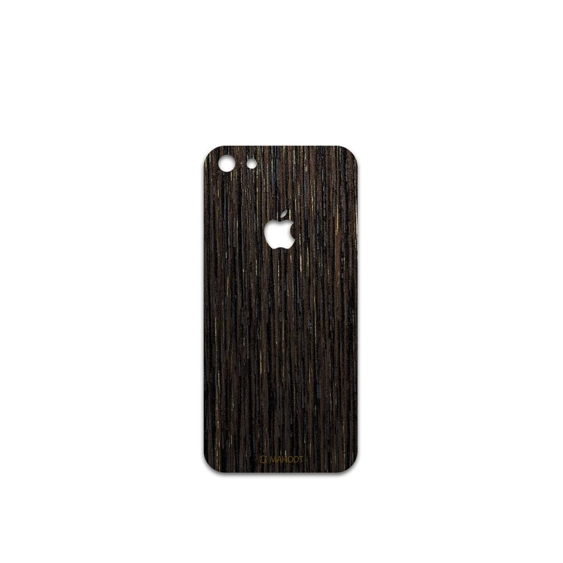برچسب پوششی ماهوت مدل Dark-Gold-Stripes-Wood مناسب برای گوشی موبایل اپل iPhone 5