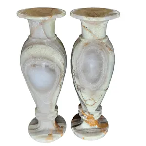 گلدان سنگی کد M1214 مجموعه 2 عددی
