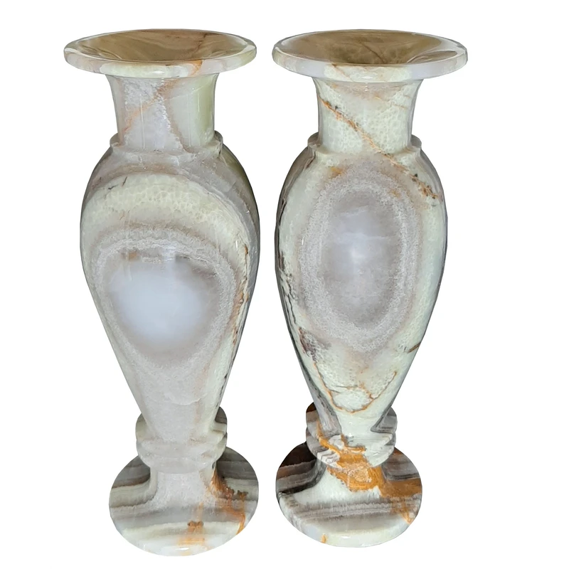 گلدان سنگی کد M1214 مجموعه 2 عددی