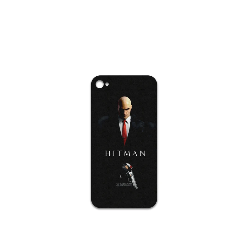 برچسب پوششی ماهوت مدل HITMAN-Game مناسب برای گوشی موبایل اپل iPhone 4s