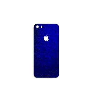 MAHOOT Blue-Holographic Cover Sticker for apple iPhone SE