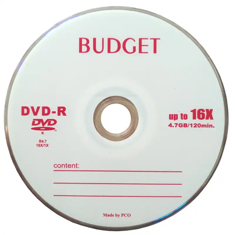 دی وی دی خام باجت کد 220 بسته 10 عددی