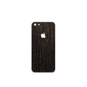 MAHOOT Dark-Gold-Stripes-Wood Cover Sticker for apple iPhone 5c