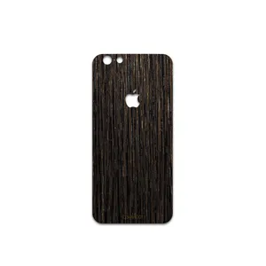 MAHOOT Dark-Gold-Stripes-Wood Cover Sticker for apple iPhone 6s