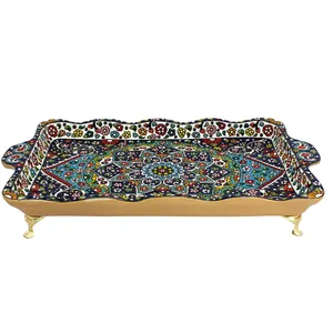 سینی میناکاری دست نگار کد 01-12