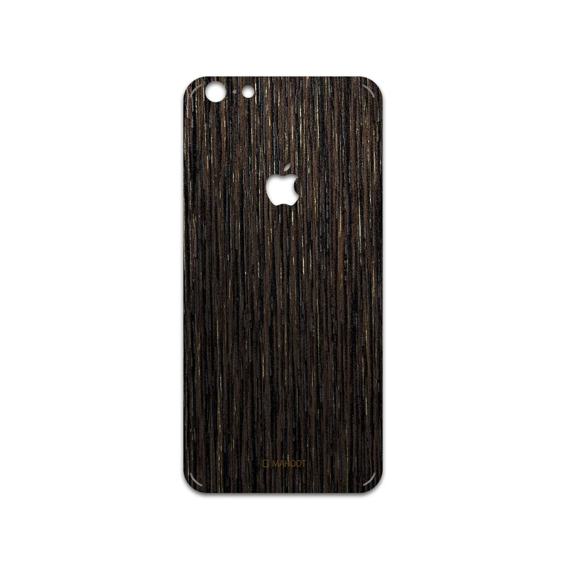 برچسب پوششی ماهوت مدل Dark-Gold-Stripes-Wood مناسب برای گوشی موبایل اپل iPhone 6 Plus