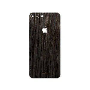 MAHOOT Dark-Gold-Stripes-Wood Cover Sticker for apple iPhone 7 Plus