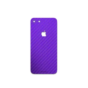 MAHOOT Purple-Fiber Cover Sticker for apple iPhone 8