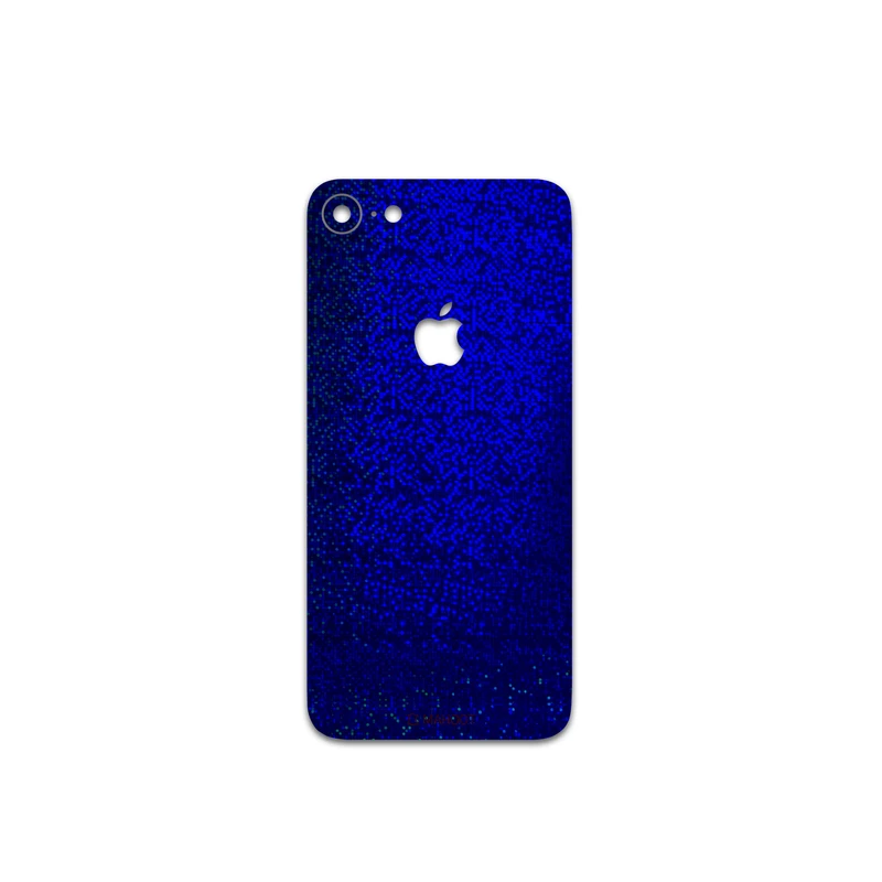 برچسب پوششی ماهوت مدل Blue-Holographic مناسب برای گوشی موبایل اپل iPhone 8