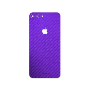 MAHOOT Purple-Fiber Cover Sticker for apple iPhone 8 Plus