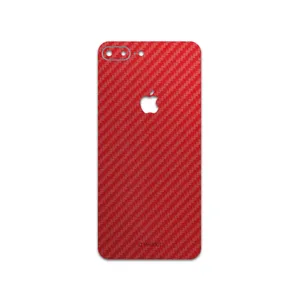 MAHOOT Red-Fiber Cover Sticker for apple iPhone 8 Plus