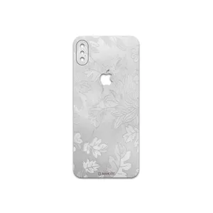 MAHOOT Silver-Wildflower Cover Sticker for apple iPhone X