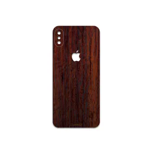 MAHOOT Red-Wood Cover Sticker for apple iPhone X