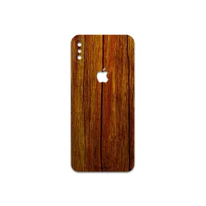 MAHOOT Orange-Wood Cover Sticker for apple iPhone X