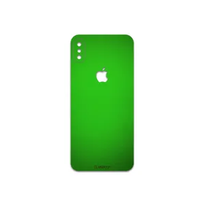 MAHOOT Metallic-Green Cover Sticker for apple iPhone X