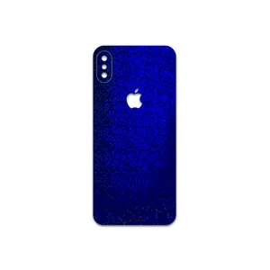 MAHOOT Blue-Holographic Cover Sticker for apple iPhone X