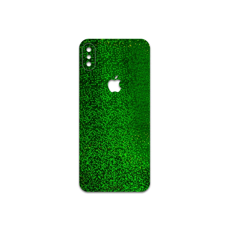 برچسب پوششی ماهوت مدل Green-Holographic مناسب برای گوشی موبایل اپل iPhone X