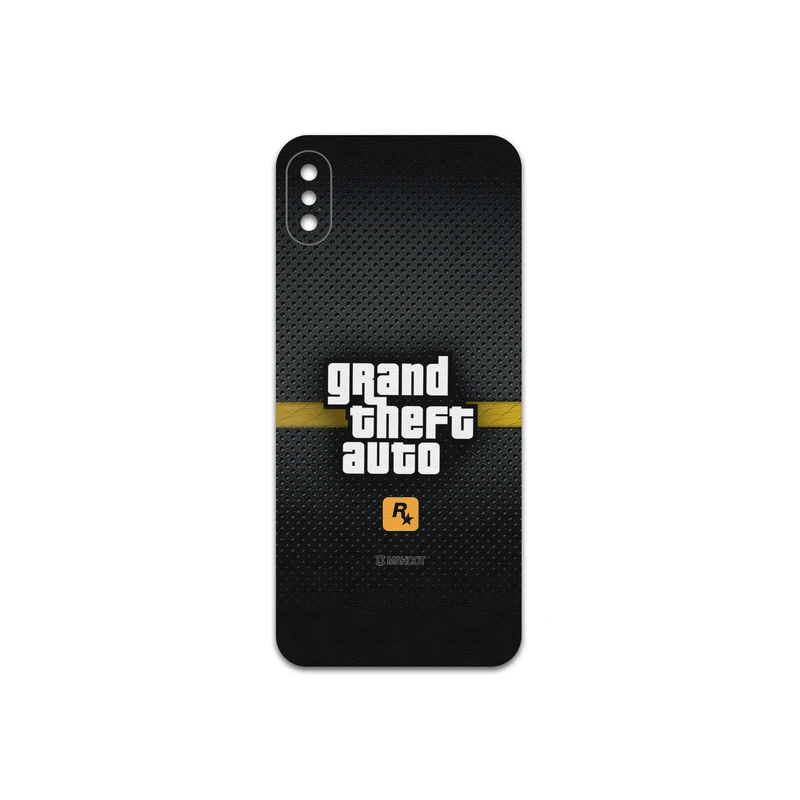 برچسب پوششی ماهوت مدل GTA-Game مناسب برای گوشی موبایل اپل iPhone X
