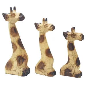 مجسمه طرح زرافه مجموعه 3 عددی