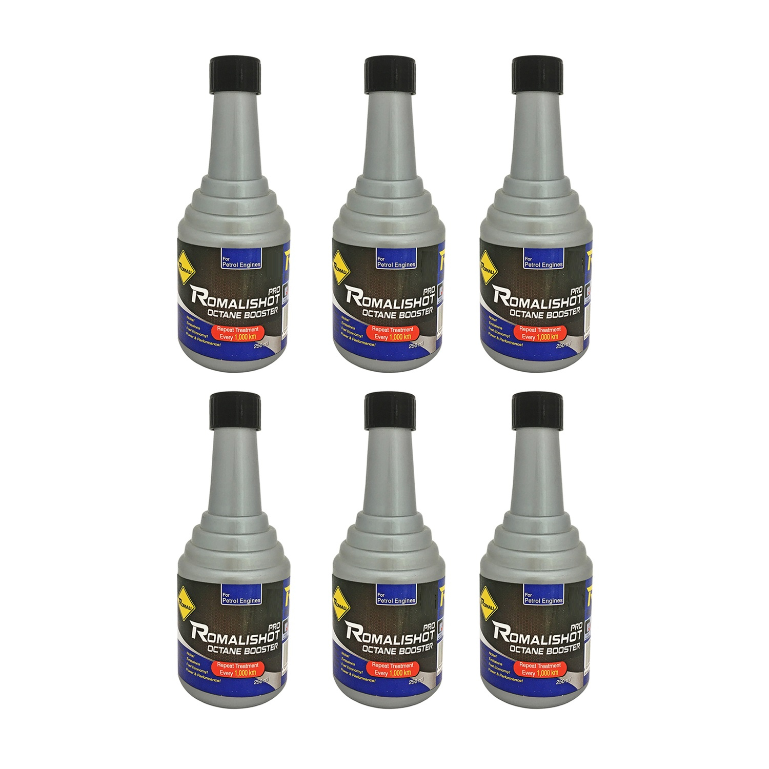 مکمل سوخت رومالی مدل پرو Romalishot Proحجم 250 میلی لیتر بسته 6 عددی