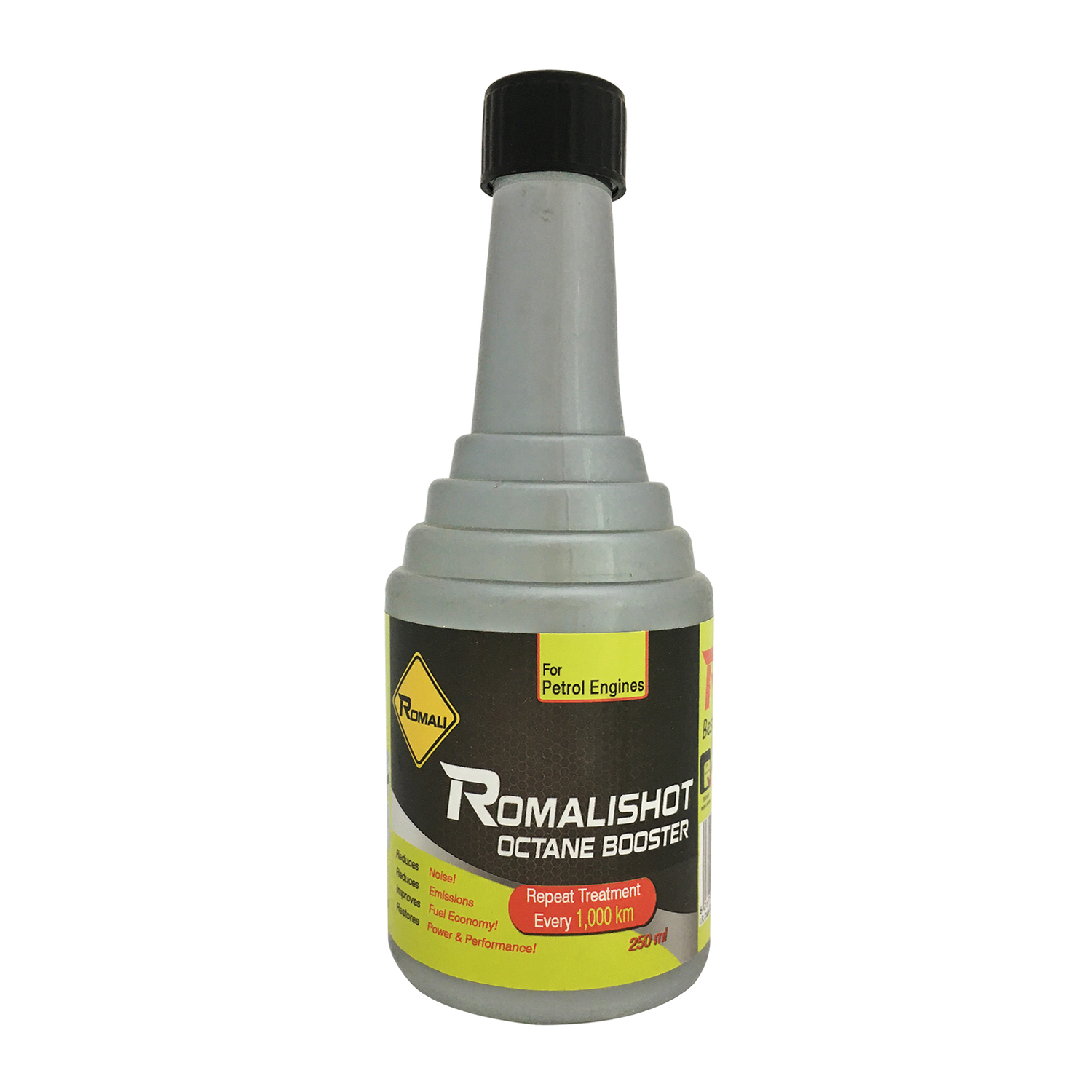 مکمل سوخت خودرو رومالی مدل Romalishot حجم 250 میلی لیتر