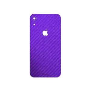 MAHOOT Purple-Fiber Cover Sticker for apple iPhone XR