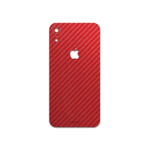 MAHOOT Red-Fiber Cover Sticker for apple iPhone XR