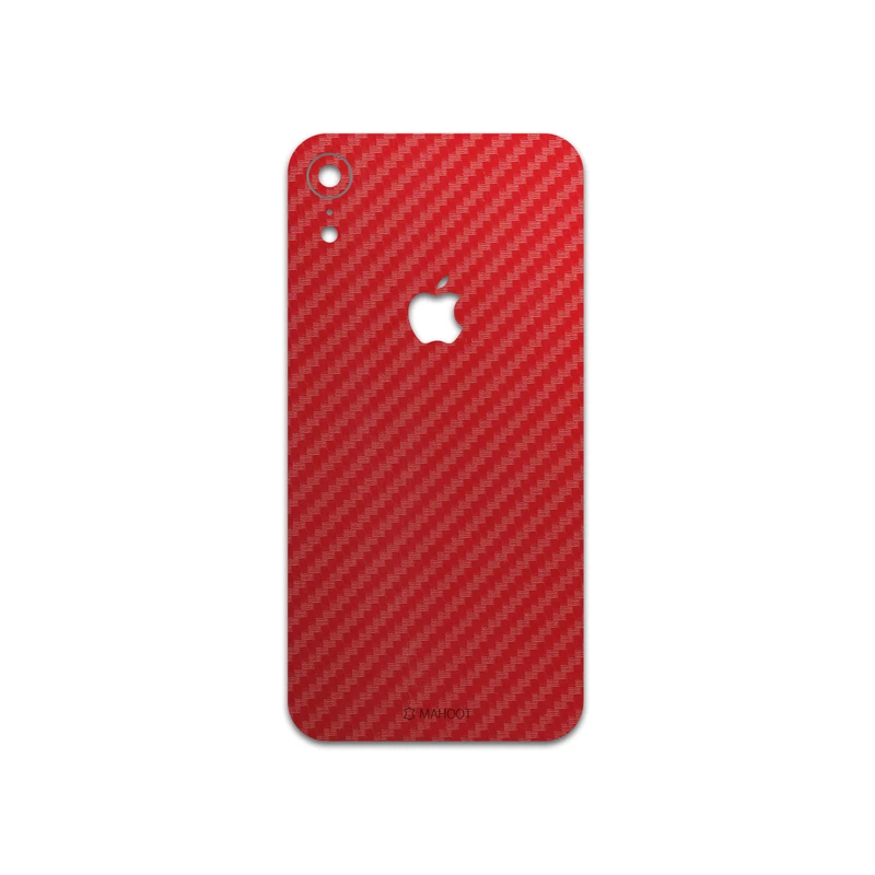 برچسب پوششی ماهوت مدل Red-Fiber مناسب برای گوشی موبایل اپل iPhone XR