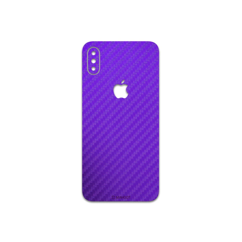 برچسب پوششی ماهوت مدل Purple-Fiber مناسب برای گوشی موبایل اپل iPhone XS