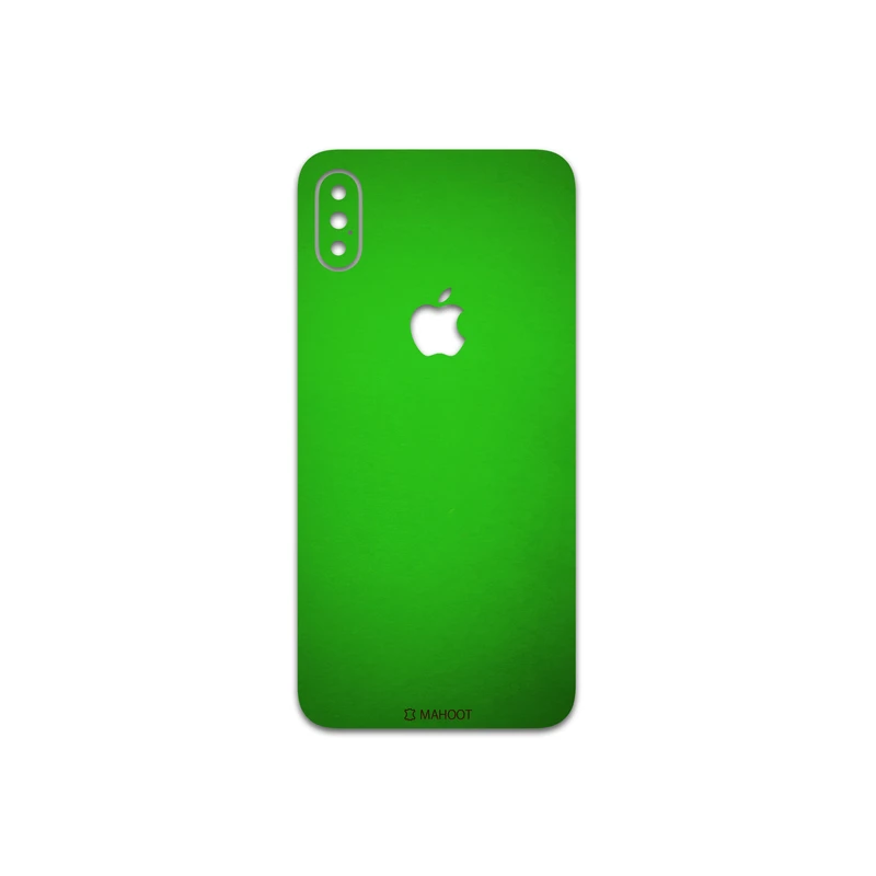 برچسب پوششی ماهوت مدل Metallic-Green مناسب برای گوشی موبایل اپل iPhone XS