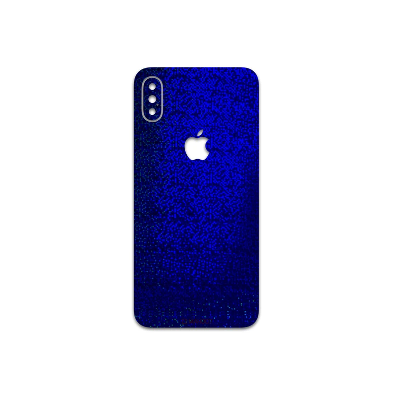 برچسب پوششی ماهوت مدل Blue-Holographic مناسب برای گوشی موبایل اپل iPhone XS