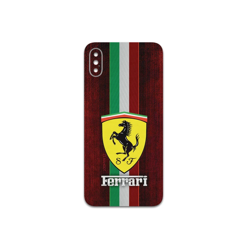 برچسب پوششی ماهوت مدل Ferrari مناسب برای گوشی موبایل اپل iPhone XS