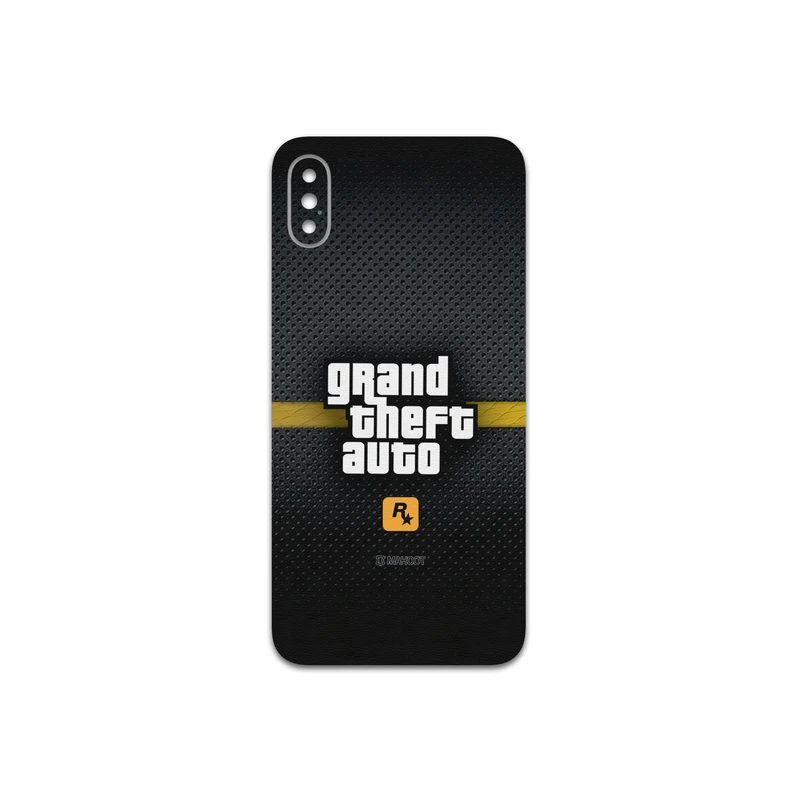 برچسب پوششی ماهوت مدل GTA-Game مناسب برای گوشی موبایل اپل iPhone XS