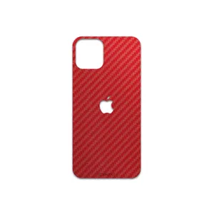 MAHOOT Red-Fiber Cover Sticker for apple iPhone 11 Pro