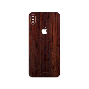 MAHOOT Red-Wood Cover Sticker for apple iPhone XS Max