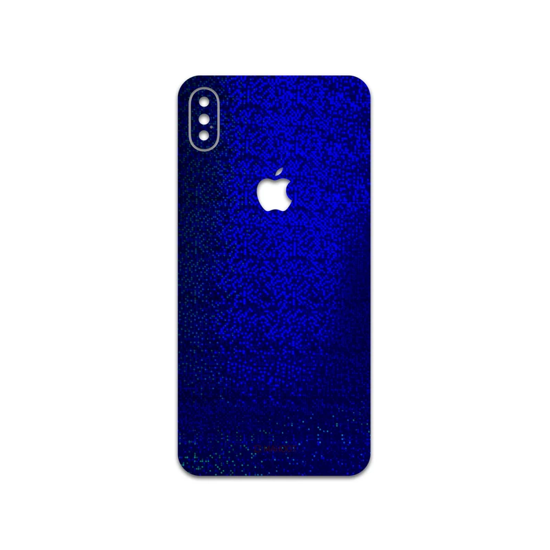 برچسب پوششی ماهوت مدل Blue-Holographic مناسب برای گوشی موبایل اپل iPhone XS Max