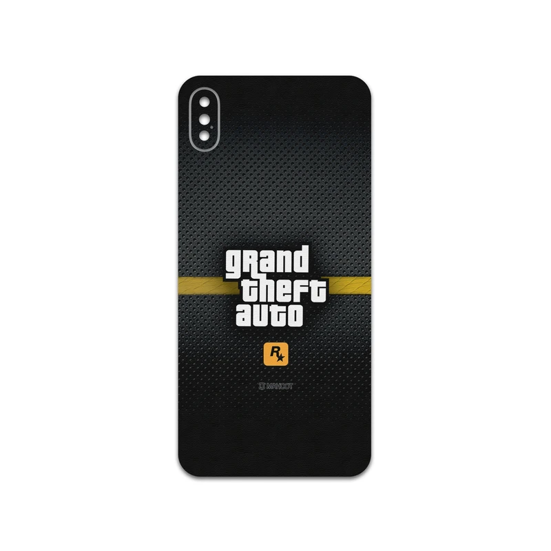 برچسب پوششی ماهوت مدل GTA-Game مناسب برای گوشی موبایل اپل iPhone XS Max
