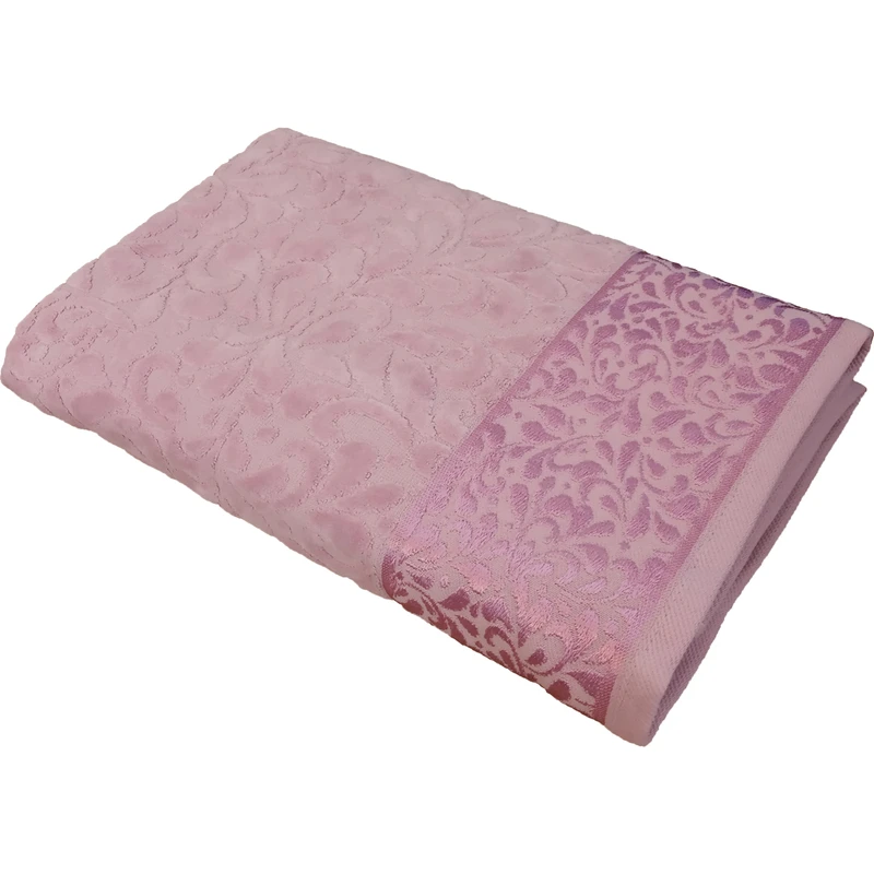 حوله حمام بهباف آذر مدل Antique سایز 155×95 سانتی متر