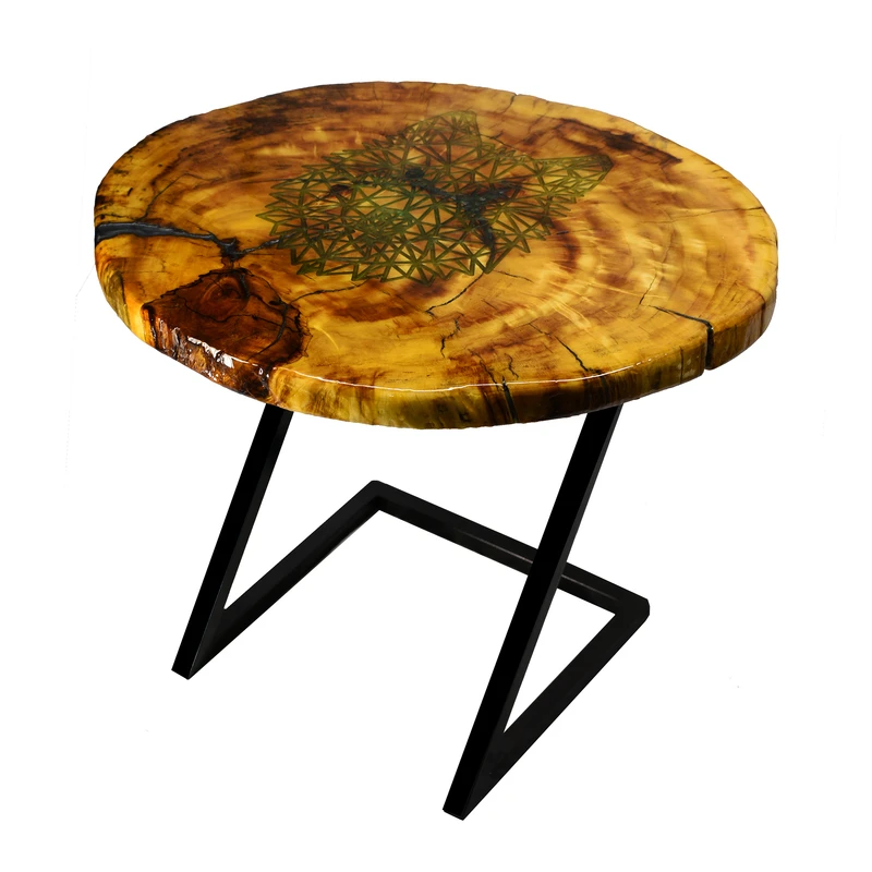 میز عسلی طرح گرگ کد 7001