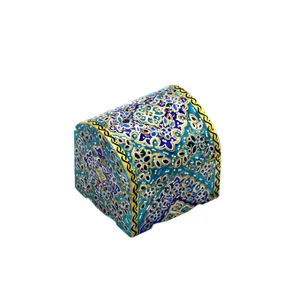 جعبه جواهرات استخوانی طرح اسلیمی کد m11
