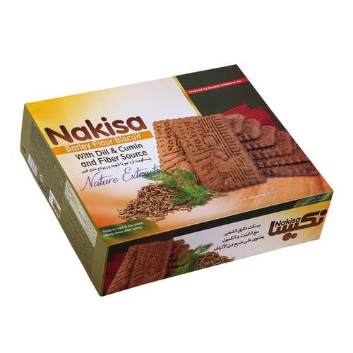 بیسکویت آرد جو با شوید و زیره نکیسا - 3000 گرم