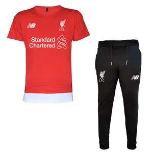ست تیشرت و شلوار ورزشی مردانه طرح تیم لیورپول کد 2456