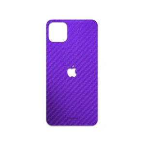 MAHOOT Purple-Fiber Cover Sticker for apple iPhone 11 Pro Max