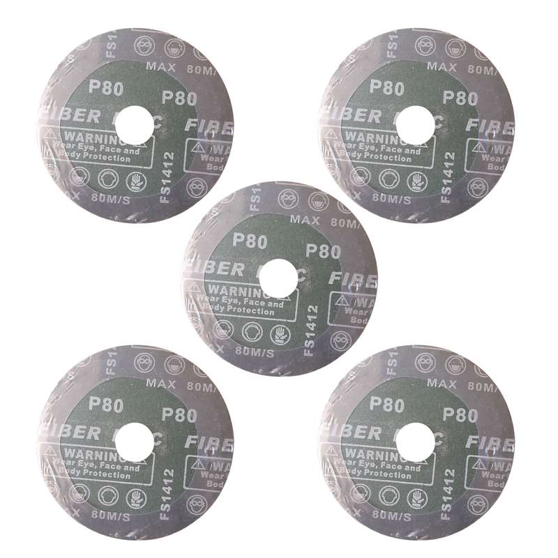 ورق سنباده اورینت کرافت مدل D115P80 بسته 5 عددی